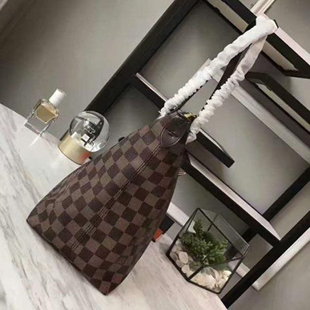 Сумка Louis Vuitton N41013 Iena MM Shoulder Bag Damier Ebene Canvas "Brown" фото № 3