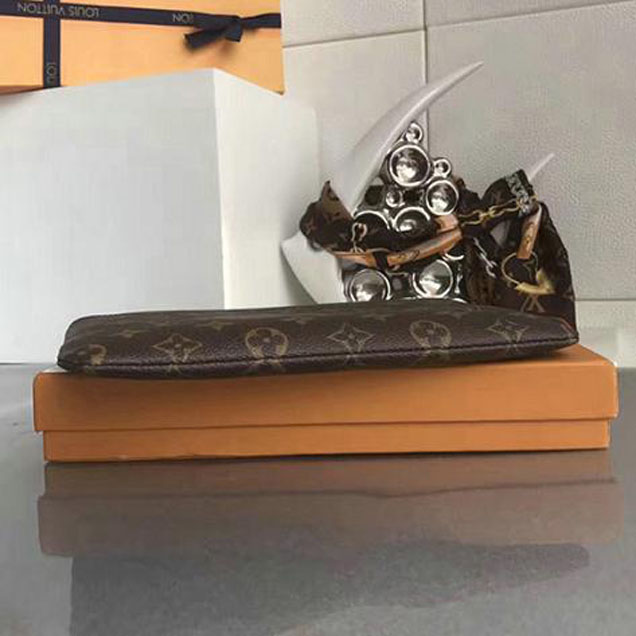 Клатч Louis Vuitton Etui Voyage PM M44191 Monogram Canvas "Brown" фото № 4