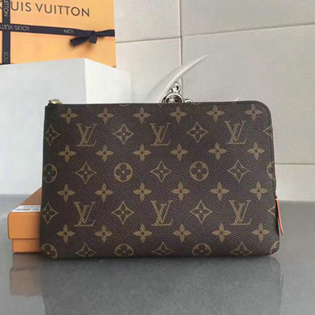 Клатч Louis Vuitton Etui Voyage PM M44191 Monogram Canvas "Brown" фото № 2