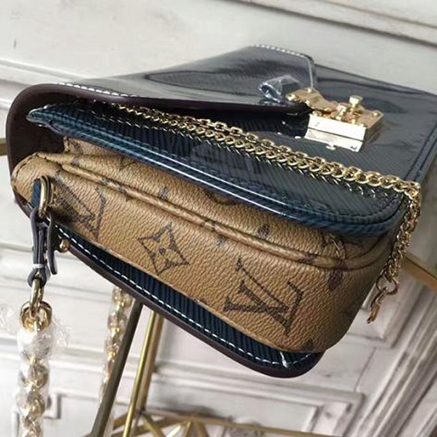 Сумка Louis Vuitton Pochette Metic Mini M54990 Epi Leather "Navy Blue" фото № 6