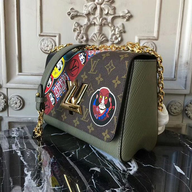 Сумка Louis Vuitton Twist MM M43497 Monogram Canvas "Brown" фото № 3