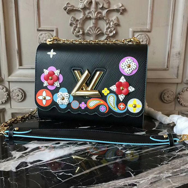 Сумка Louis Vuitton Twist MM M54857 Epi Leather "Black" фото № 2