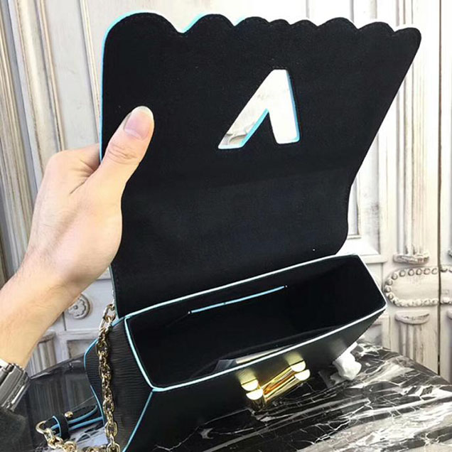 Сумка Louis Vuitton Twist MM M54857 Epi Leather "Black" фото № 10