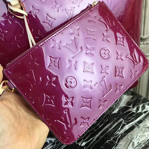 Сумка с клатчем Louis Vuitton Long Beach MM M90480 Monogram Vernis "Pink" фото № 6