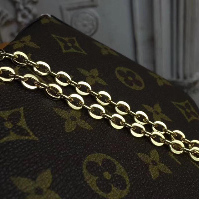 Клатч Louis Vuitton Pochette Felicie M67248 Monogram Canvas "Brown" фото № 6