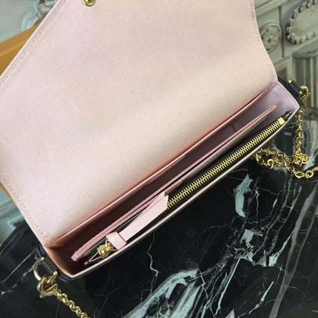 Клатч Louis Vuitton Pochette Felicie M67248 Monogram Canvas "Brown" фото № 8