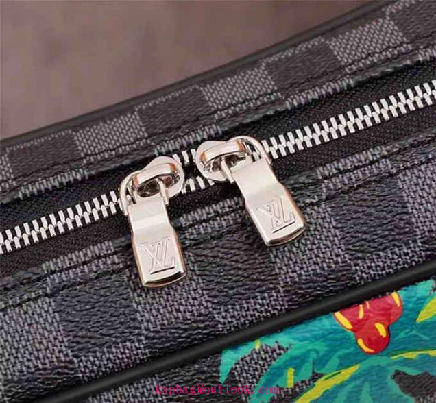 Косметичка Louis Vuitton Damier Cobalt Canvas Toilet Pouch GM N50001 "Navy Blue" фото № 6