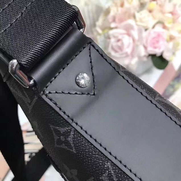 Сумка Louis Vuitton Monogram Eclipse Canvas Odyssey Messenger PM M44223 "Black" фото № 8