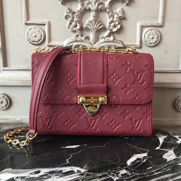 Сумка Louis Vuitton Monogram Empreinte Leather Saint Sulpice BB M44241 "Pink" фото № 2