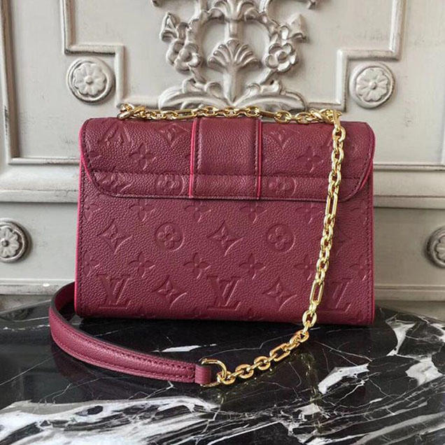 Сумка Louis Vuitton Monogram Empreinte Leather Saint Sulpice BB M44241 "Pink" фото № 4