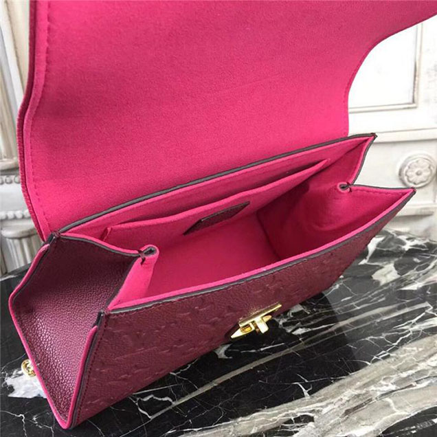 Сумка Louis Vuitton Monogram Empreinte Leather Saint Sulpice BB M44241 "Pink" фото № 9