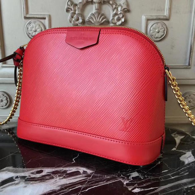 Сумка Louis Vuitton Epi Leather Alma Mini M51404 "Red" фото № 5