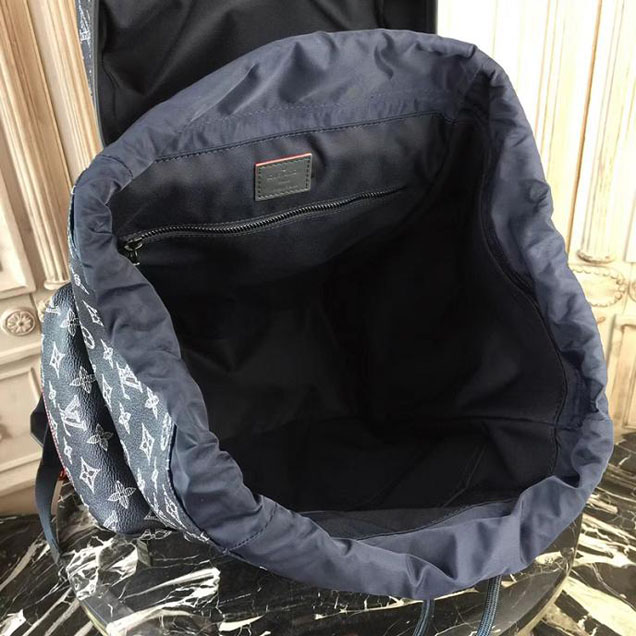 Рюкзак Louis Vuitton Monogram Coated Canvas Discovery Backpack M43693 "Navy Blue" фото № 8