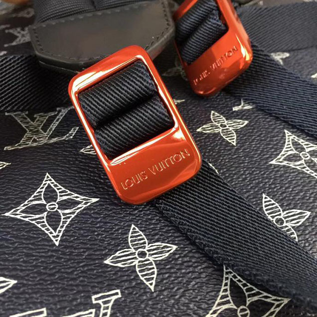 Рюкзак Louis Vuitton Monogram Coated Canvas Discovery Backpack M43693 "Navy Blue" фото № 7