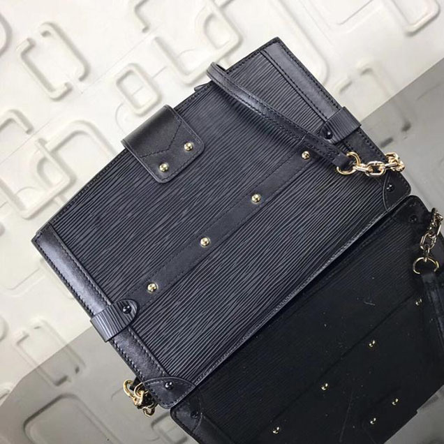 Сумка Louis Vuitton Epi Leather Trunk Clutch M53052 "Black" фото № 4