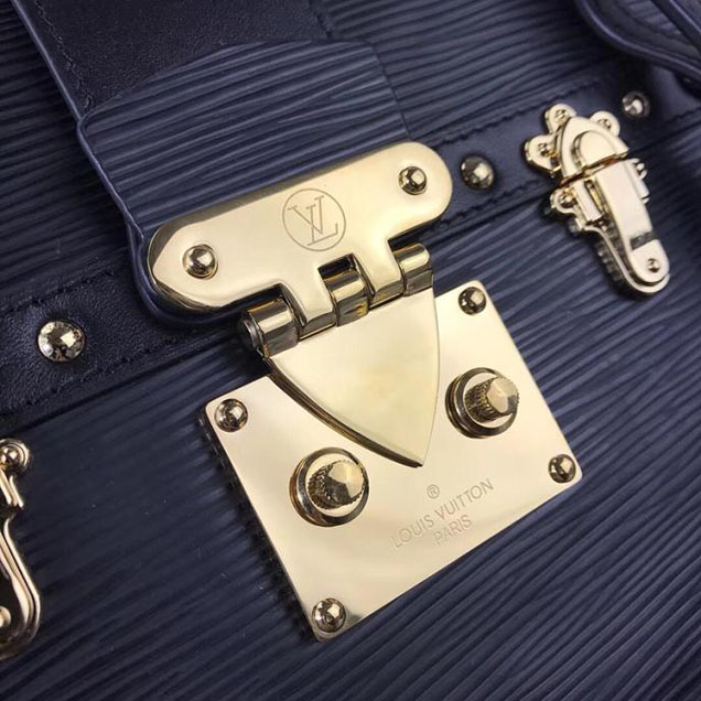 Сумка Louis Vuitton Epi Leather Trunk Clutch M53052 "Black" фото № 7