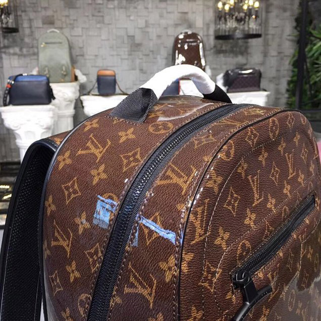 Рюкзак Louis Vuitton Monogram Glaze Backpack GM 2018 "Brown" фото № 4
