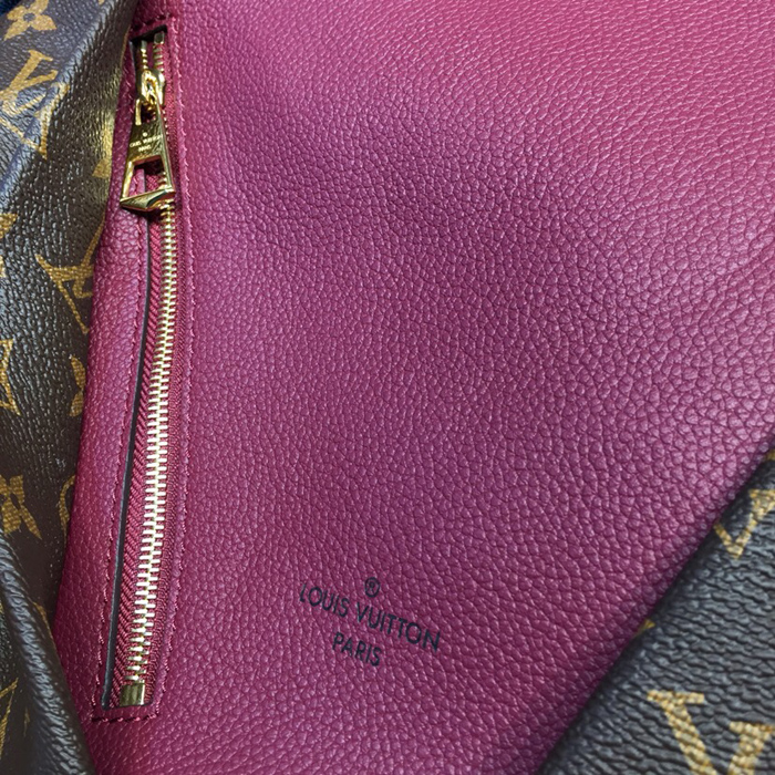 Сумка Louis Vuitton V Tote MM M43949 Monogram Canvas Bordeaux "Brown" фото № 9