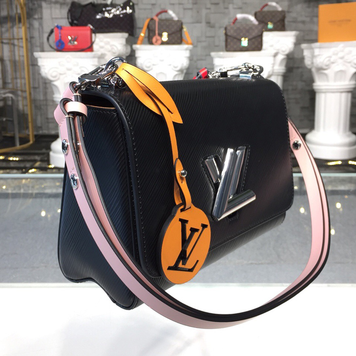 Сумка Louis Vuitton Twist MM M52503 Epi Leather "Black" фото № 3