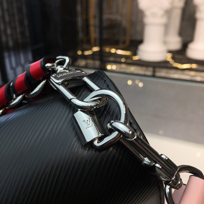 Сумка Louis Vuitton Twist MM M52503 Epi Leather "Black" фото № 7