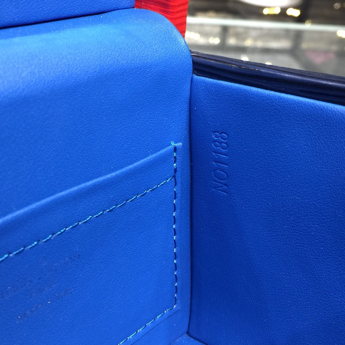 Сумка Louis Vuitton M52466 Bleecker Box Epi Leather "Navy Blue" фото № 9