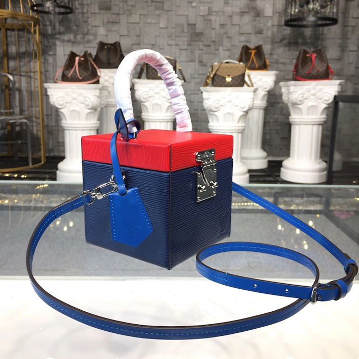Сумка Louis Vuitton M52466 Bleecker Box Epi Leather "Navy Blue" фото № 3