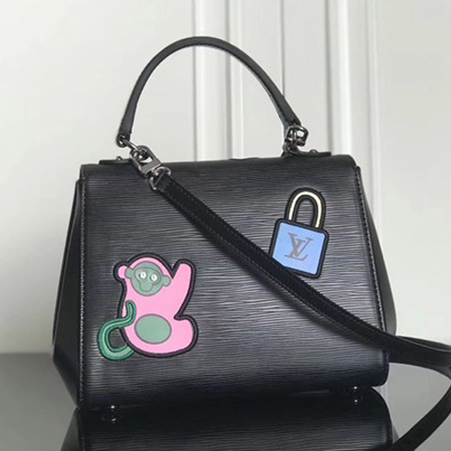 Сумка Louis Vuitton M52484 Cluny BB Epi Leather "Black" фото № 3