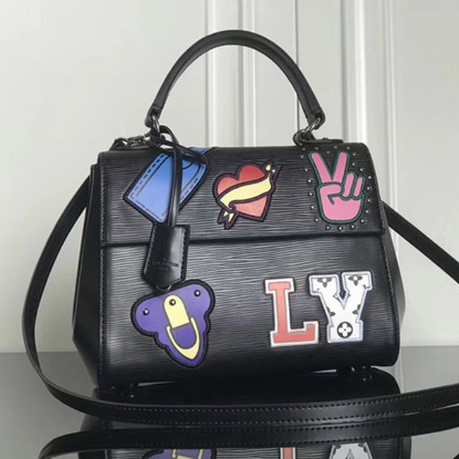 Сумка Louis Vuitton M52484 Cluny BB Epi Leather "Black" фото № 2