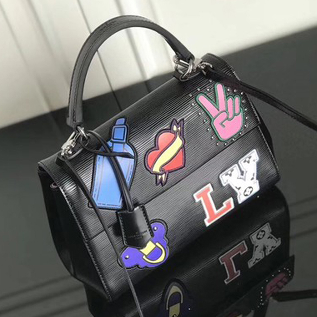 Сумка Louis Vuitton M52484 Cluny BB Epi Leather "Black" фото № 6