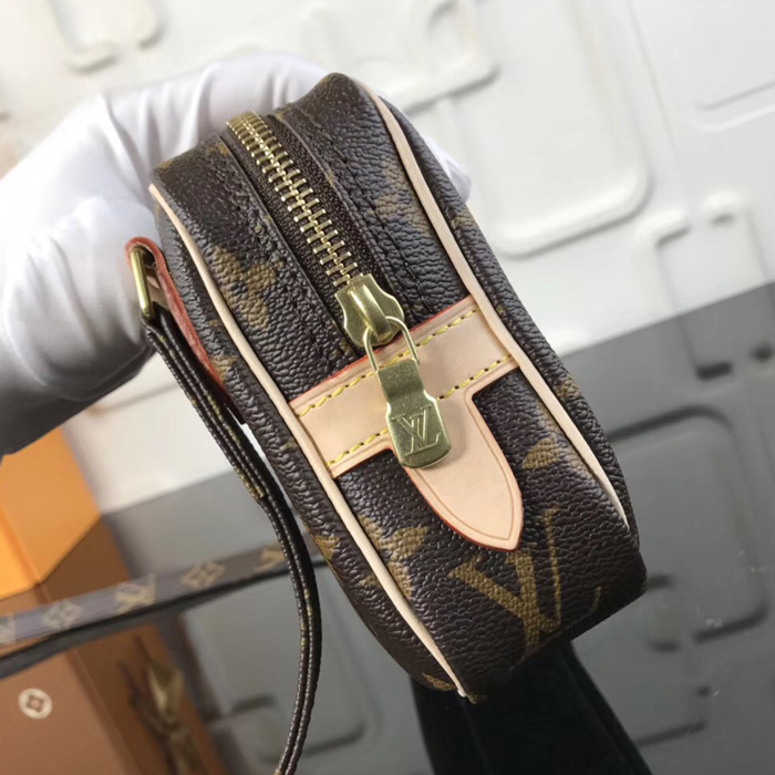 Сумка Louis Vuitton Pochette Marly Bandouliere Shoulder Bag M51828 Monogram Canvas "Brown" фото № 3