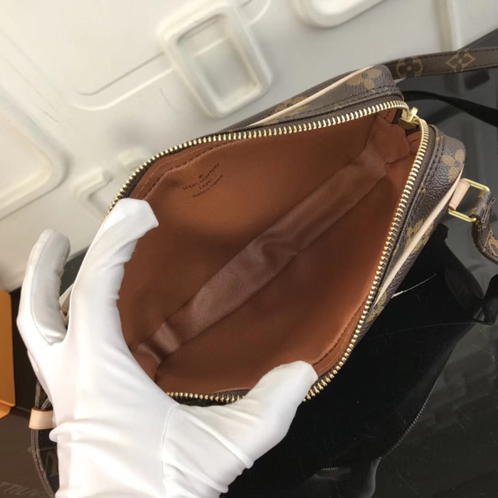 Сумка Louis Vuitton Pochette Marly Bandouliere Shoulder Bag M51828 Monogram Canvas "Brown" фото № 9