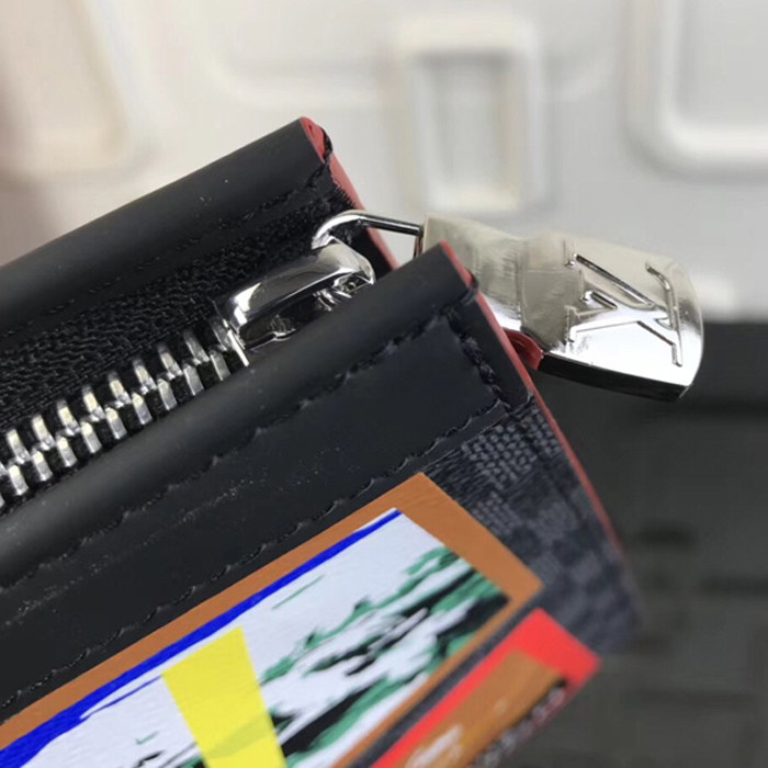 Клатч Louis Vuitton Pochette Voyage N60134 Damier Graphite Canvas "Graphite" фото № 6