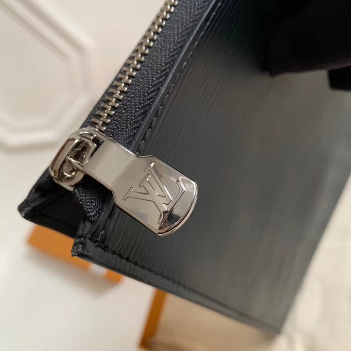 Клатч Louis Vuitton Pochette Jour GM M64153 Epi Leather "Black" фото № 7