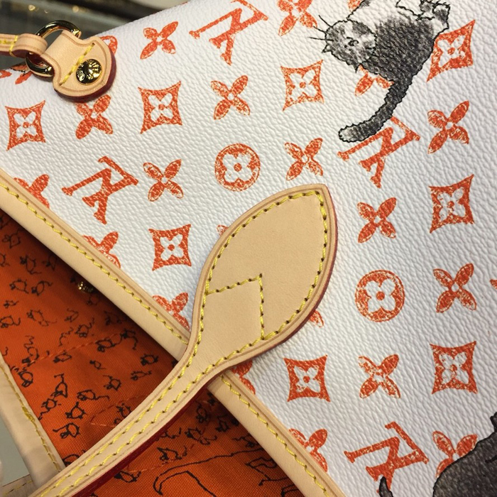 Сумка Louis Vuitton Neverfull MM M44459 Monogram Canvas "White" фото № 5