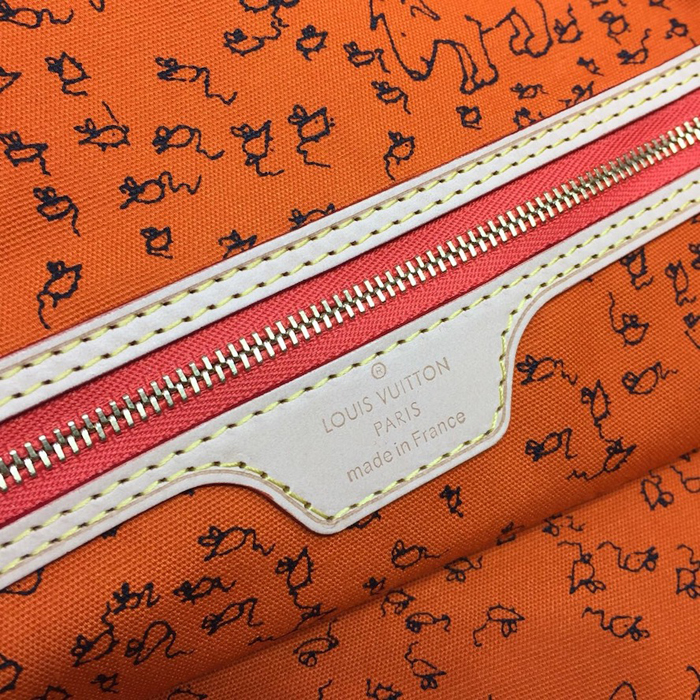 Сумка Louis Vuitton Neverfull MM M44459 Monogram Canvas "White" фото № 8