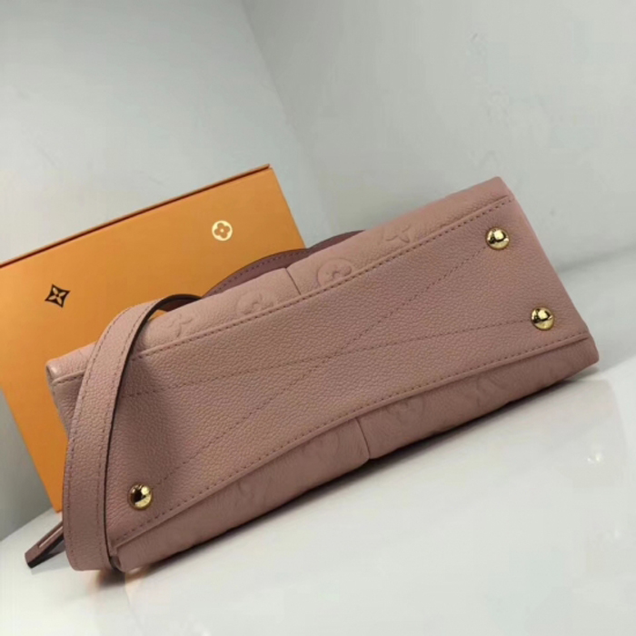 Сумка Louis Vuitton V Tote BB M44455 Monogram Empreinte Leather Rose Creme "Beige" фото № 4
