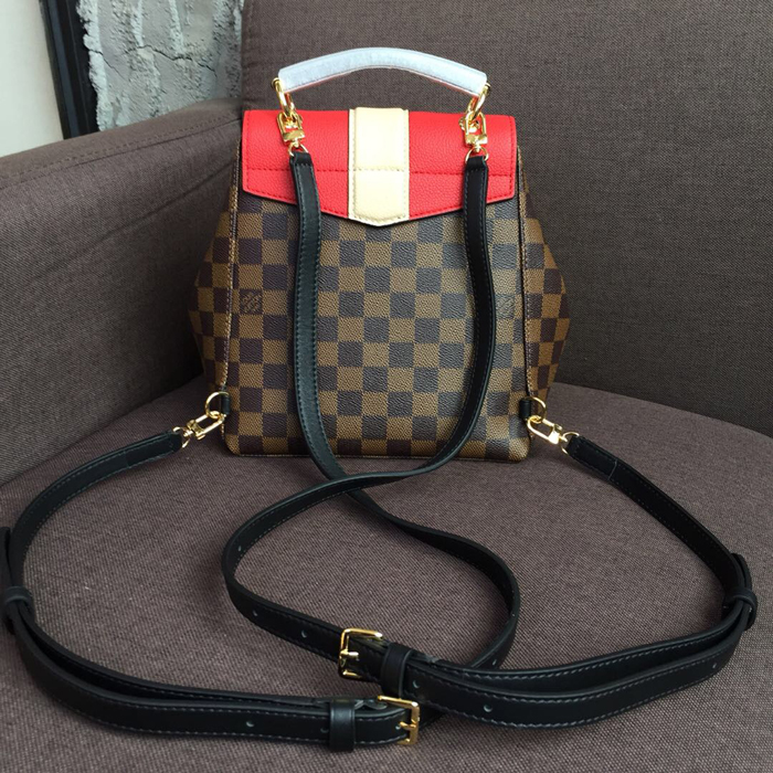 Рюкзак Louis Vuitton Clapton Backpack N40104 Damier Ebene Canvas Scarlet "Brown" фото № 4