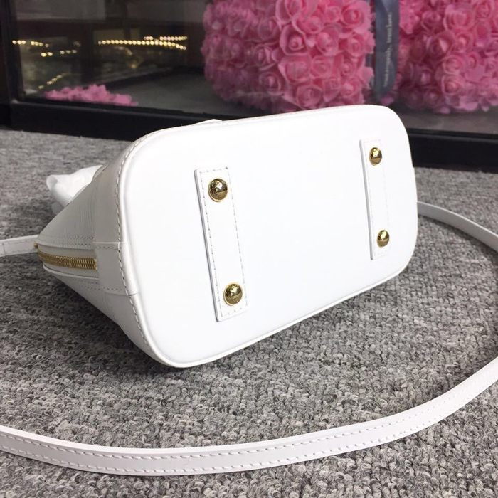 Сумка Louis Vuitton Alma BB M52885 Epi Leather "White" фото № 7