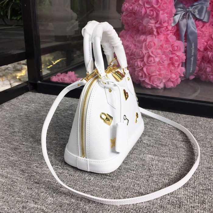 Сумка Louis Vuitton Alma BB M52885 Epi Leather "White" фото № 3