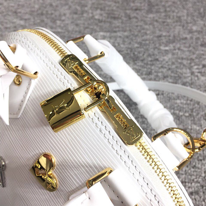 Сумка Louis Vuitton Alma BB M52885 Epi Leather "White" фото № 6