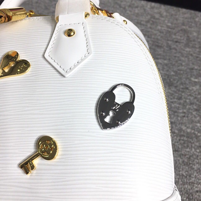 Сумка Louis Vuitton Alma BB M52885 Epi Leather "White" фото № 5