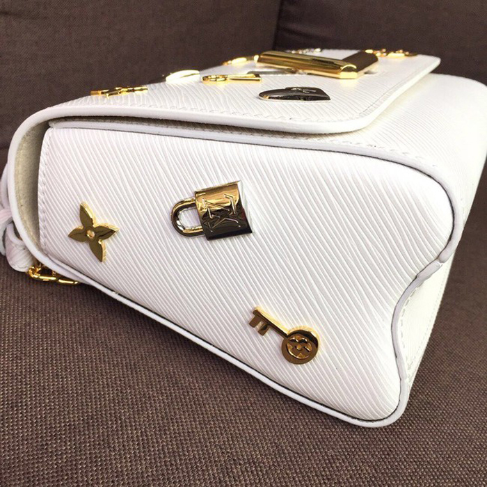 Сумка Louis Vuitton Twist MM M52890 Epi Leather "White" фото № 6