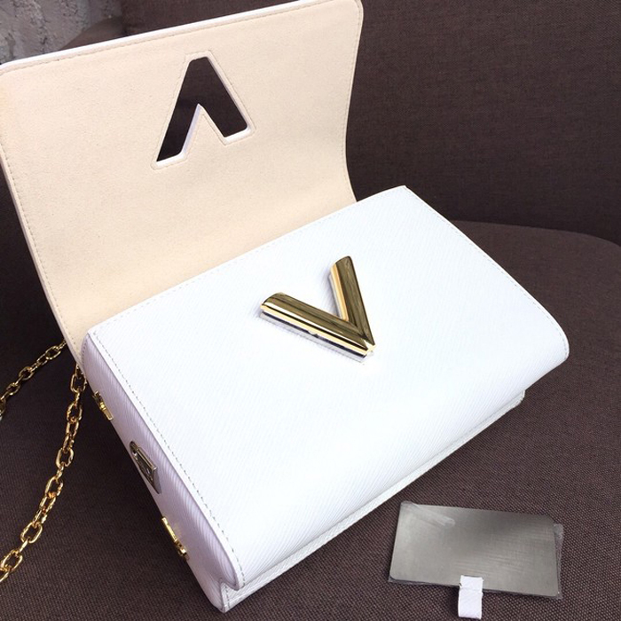 Сумка Louis Vuitton Twist MM M52890 Epi Leather "White" фото № 7