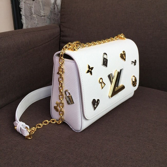 Сумка Louis Vuitton Twist MM M52890 Epi Leather "White" фото № 3