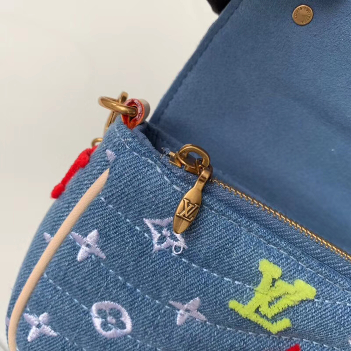 Кошелек Louis Vuitton New Wave Chain Pochette M67531 "Denim Blue" фото № 8