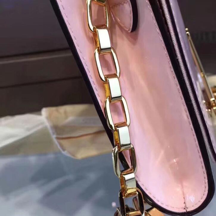 Сумка Louis Vuitton M51633 Chain Louise GM Rose Ballerine "Pink" фото № 7