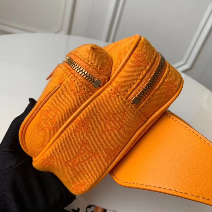 Сумка Louis Vuitton Outdoor Bumbag M44623 Monogram Denim Ocher "Orange" фото № 5