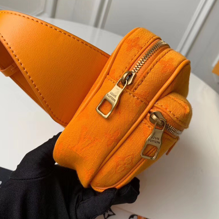 Сумка Louis Vuitton Outdoor Bumbag M44623 Monogram Denim Ocher "Orange" фото № 4