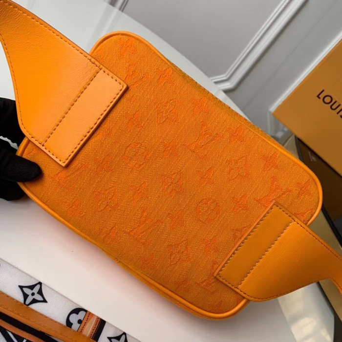 Сумка Louis Vuitton Outdoor Bumbag M44623 Monogram Denim Ocher "Orange" фото № 3