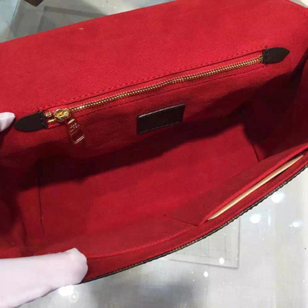 Сумка Louis Vuitton N41398 Venice Shoulder Bag Damier Ebene Canvas "Brown" фото № 8